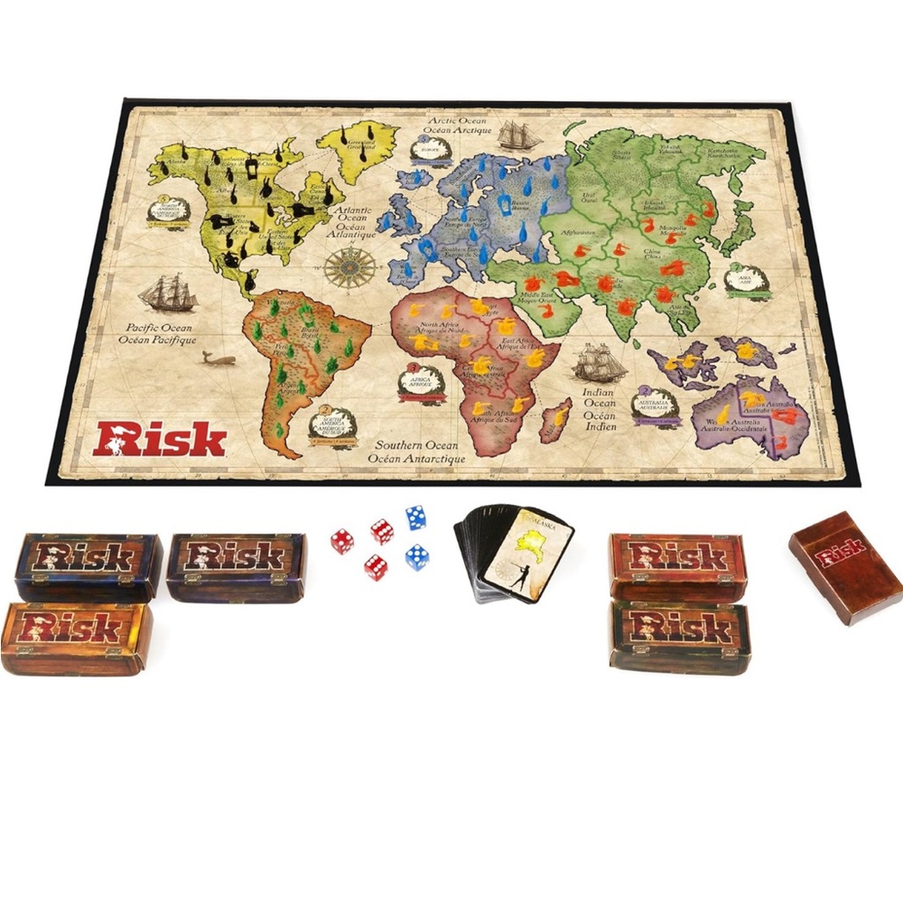 Hasbro Risk The Game of Strategic Conquest - Picture 3 of 15
